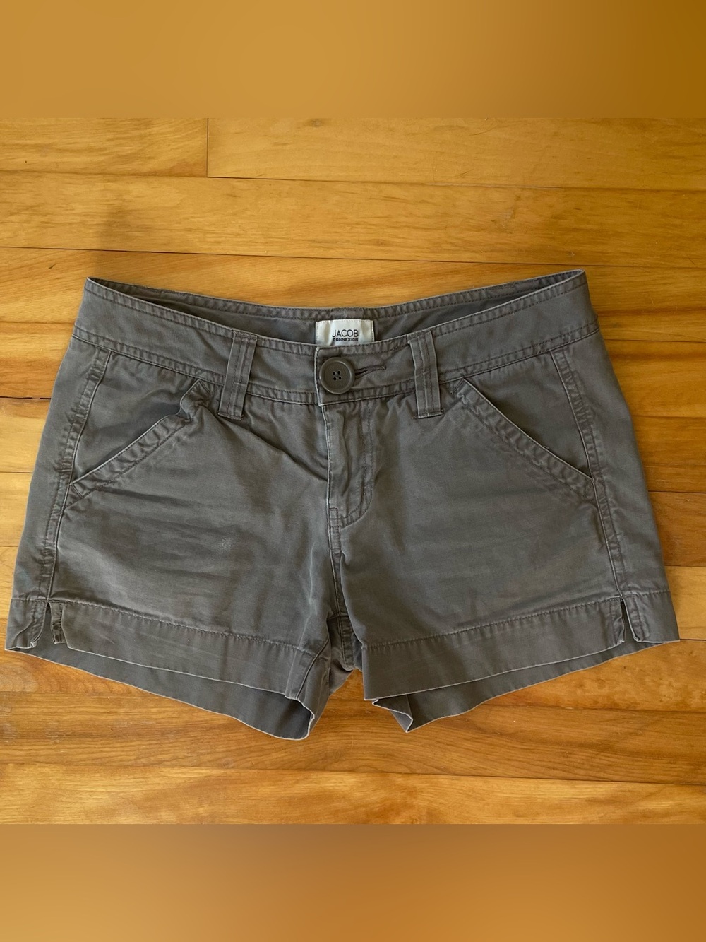 JACOB Cotton Khaki Women's Cargo Shorts